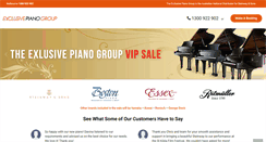 Desktop Screenshot of exclusivepianogroup.com.au